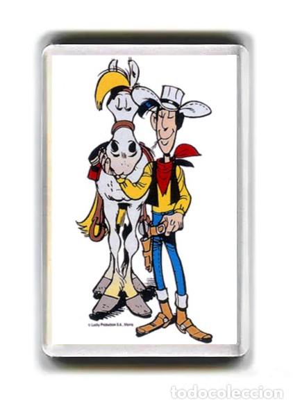C&oacute;mics: IMAN ACRILICO NEVERA - COMIC - LUCKY LUKE - Foto 1