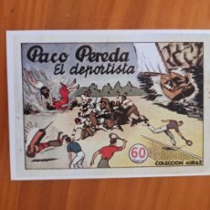 Cómics: FICHA - PORTADA DEL Nº 1 DE PACO PEREDA - SATURNINO BEITIA (149). Lote 401483829