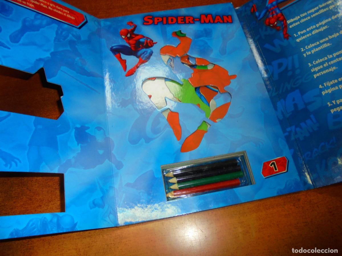 C&oacute;mics: LIBRO DE PLANTILLAS MARVEL (OJO, SIN PEGATINAS) - Foto 5