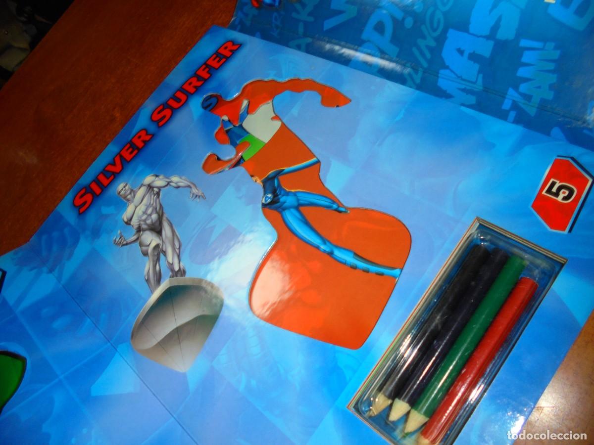 C&oacute;mics: LIBRO DE PLANTILLAS MARVEL (OJO, SIN PEGATINAS) - Foto 10