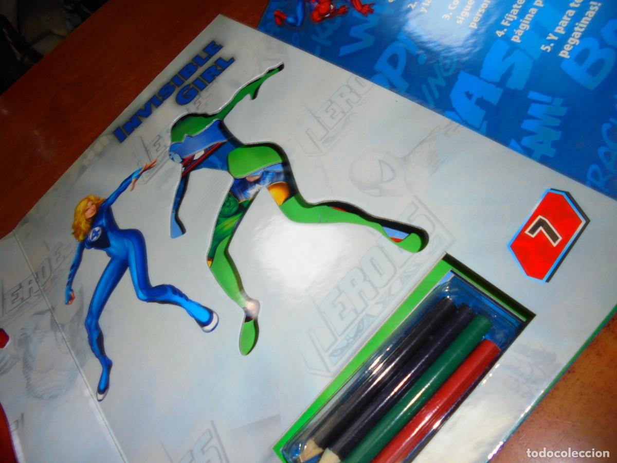 C&oacute;mics: LIBRO DE PLANTILLAS MARVEL (OJO, SIN PEGATINAS) - Foto 12