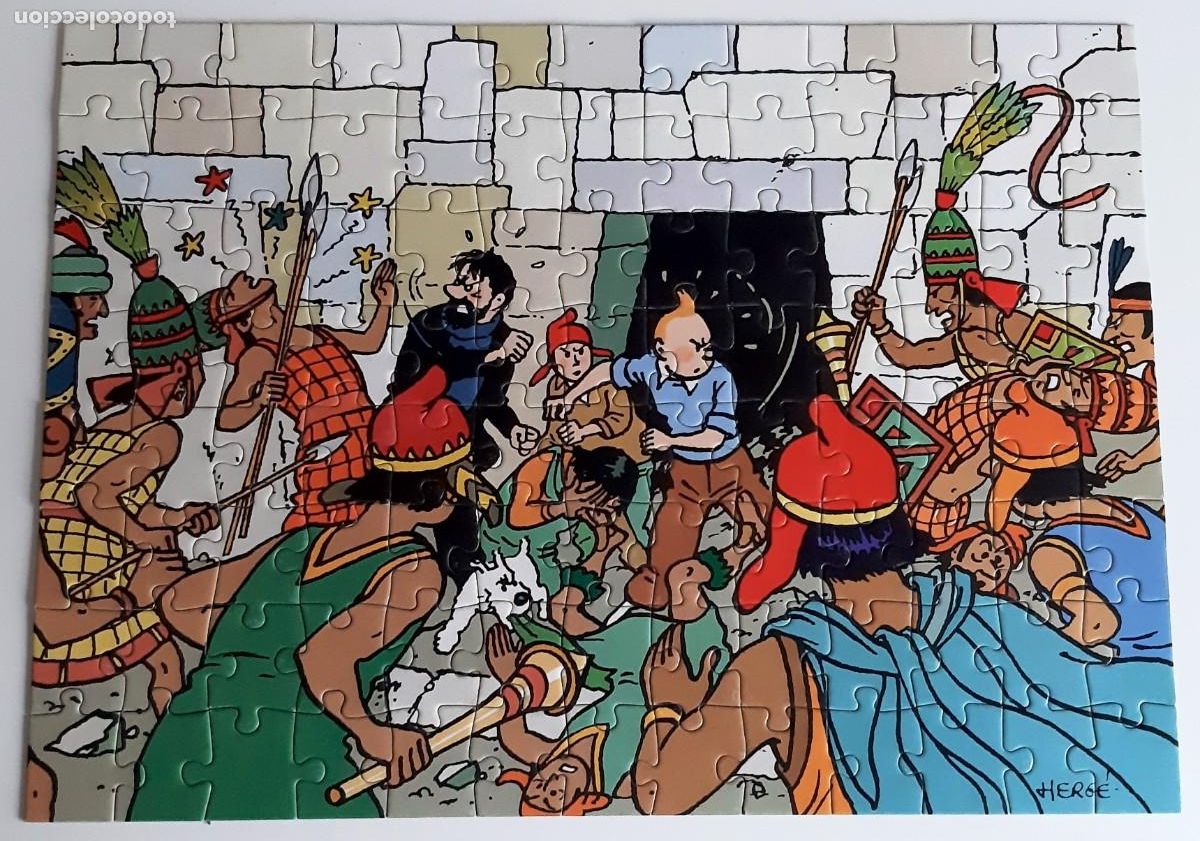C&oacute;mics: TINTIN - Puzzle 100 piezaa - EL TEMPLO DEL SOL - Foto 2