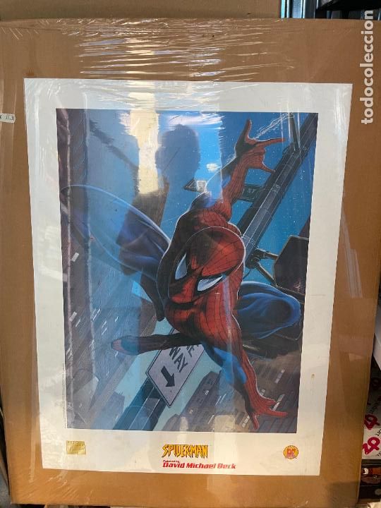 C&oacute;mics: SPIDER-MAN LIMITED EDITION LITHOGRAPH BY PAINTER DAVID MICHAEL BECK. DYNAMIC FORCES - Foto 1