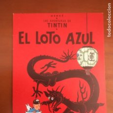 Cómics: TINTIN EL LOTO AZUL POSTAL ORIGINAL ANTIGUA EDITORIAL JOVENTUT PERFECTO ESTADO