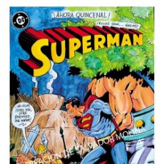 Cómics: SUPERMAN. PRINT DE LA RECREACIÓN DE PORTADA DE KEITH GIFFEN POR SALVADOR MOLINA.