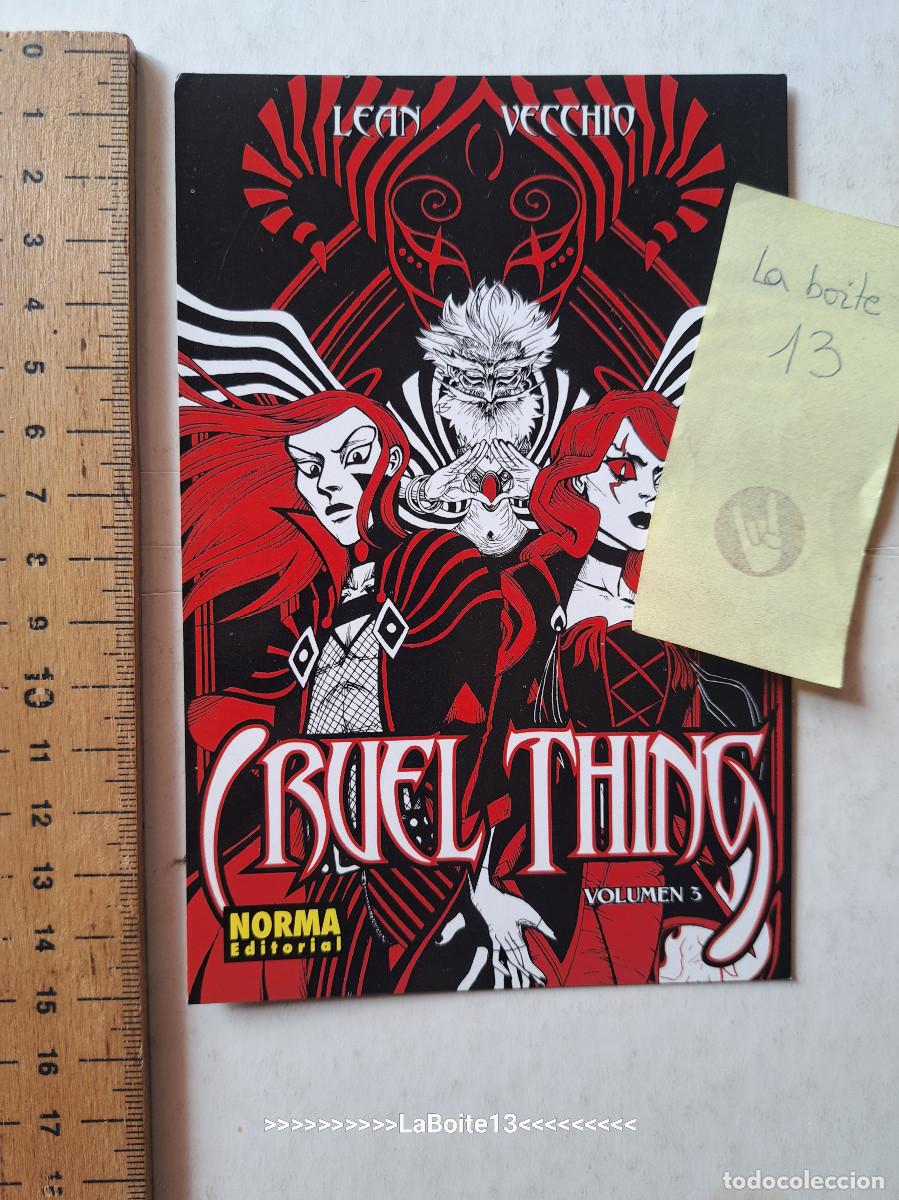 C&oacute;mics: FLYER POSTAL COMIC CRUEL THINGS LEAN VECCHIO SIN USO NORMA - Foto 1