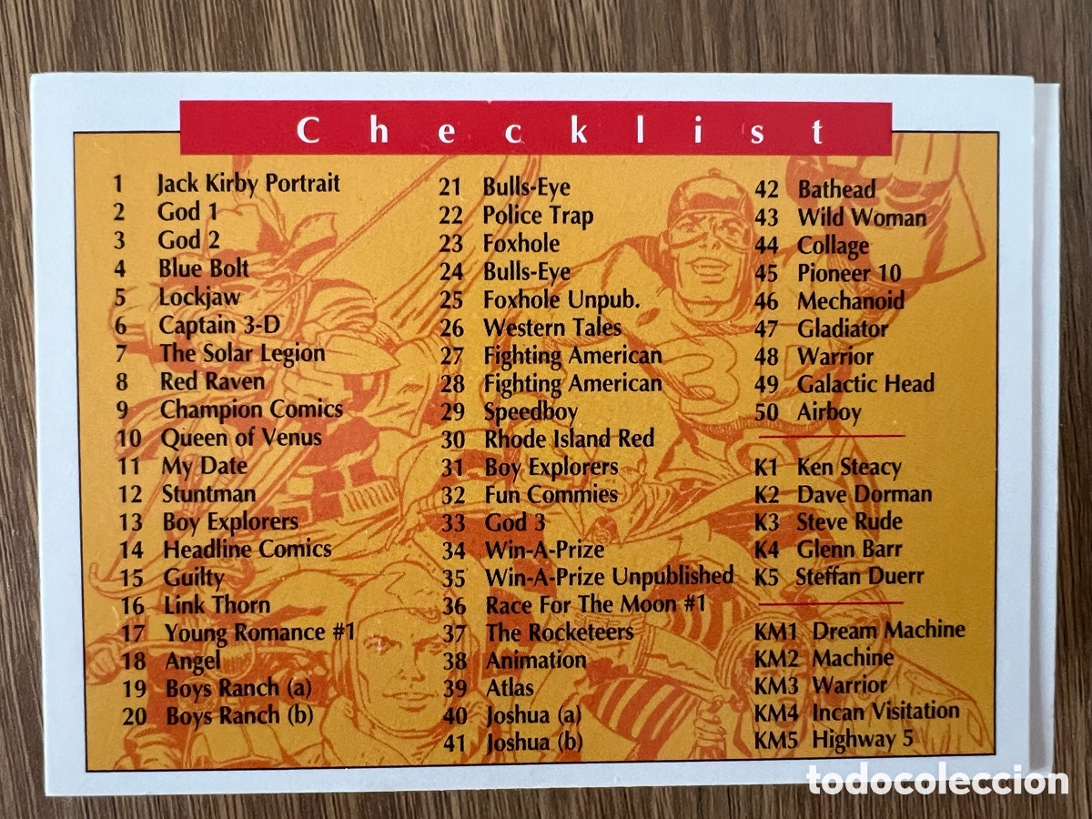 C&oacute;mics: Jack Kirby cards lote - Foto 2