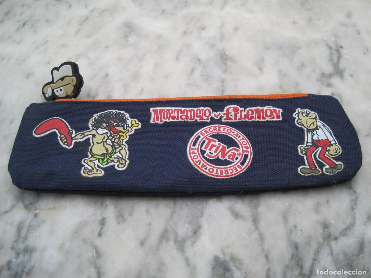 Estuche Plumier - Loneta - Mortadelo y Filemón - Publicidad de Trina - 2003