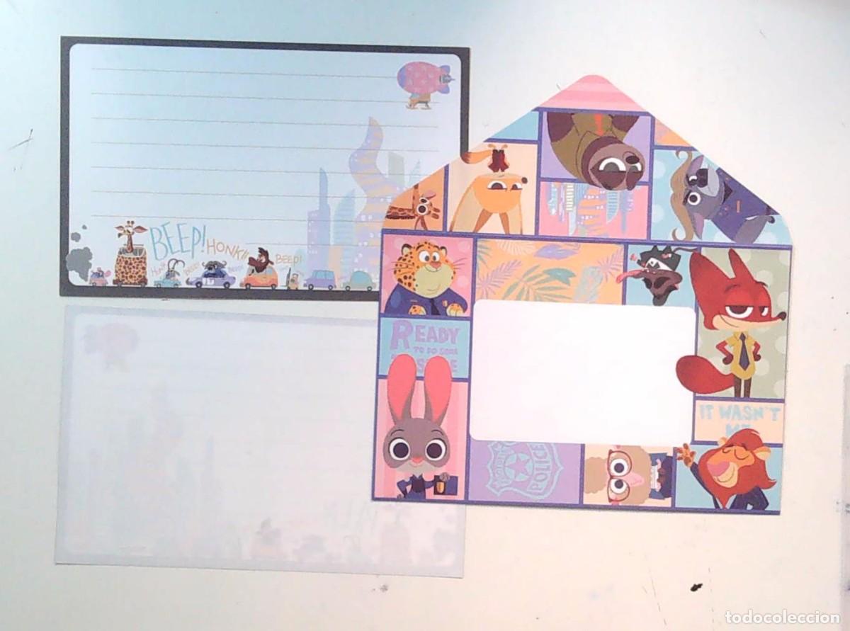 C&oacute;mics: ZOOTOPIA DISNEY LETTER SET SOBRE Y HOJA Y SOBRE - Foto 2