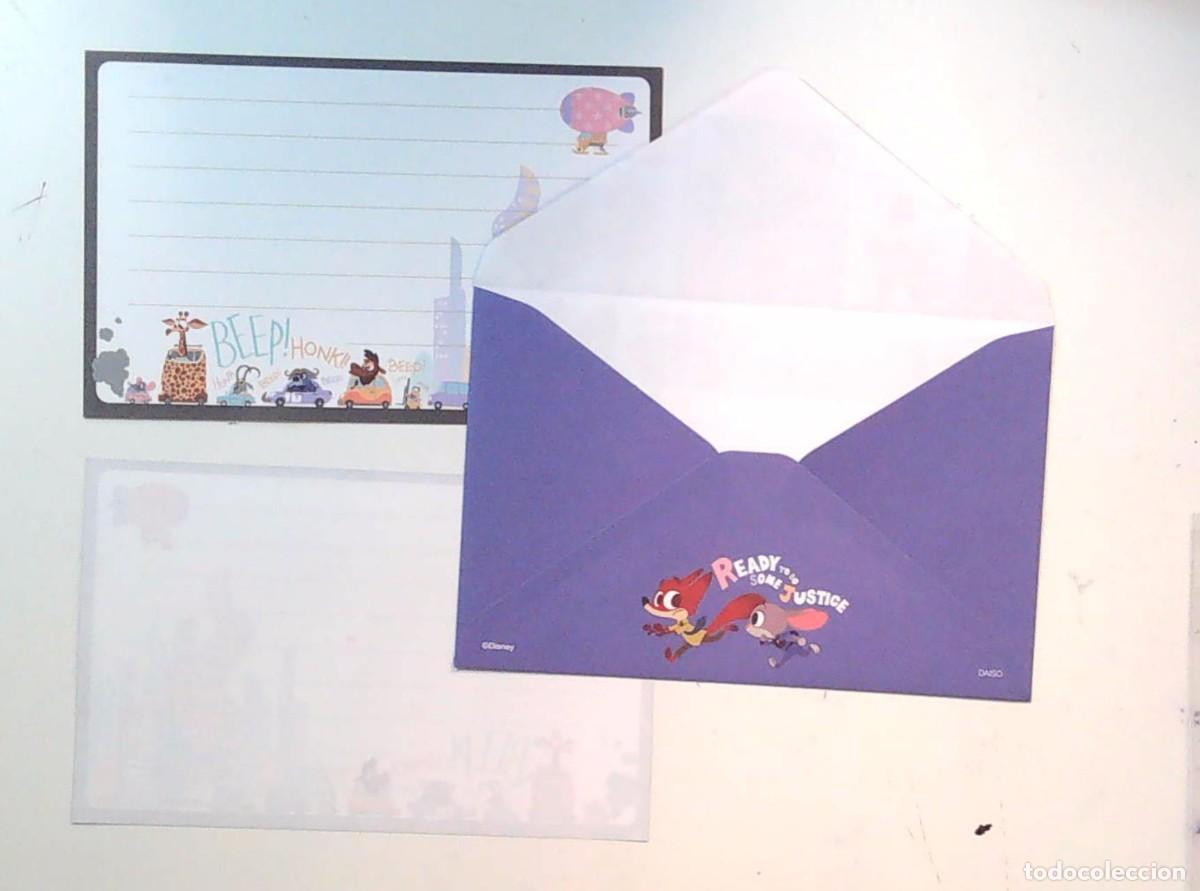 C&oacute;mics: ZOOTOPIA DISNEY LETTER SET SOBRE Y HOJA Y SOBRE - Foto 3