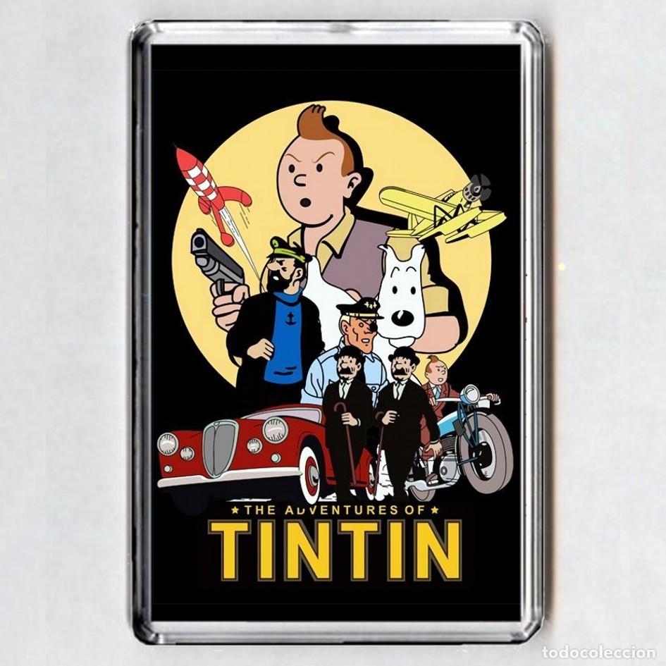 C&oacute;mics: IMAN acr&iacute;lico NEVERA - TINTIN (01) - Foto 1