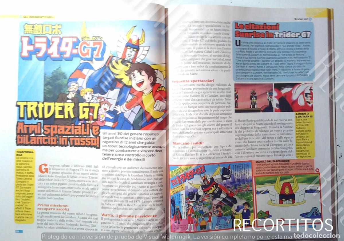C&oacute;mics: CLIPPINGS ROBOTS ITALIANO MUTEKI ROBOT TRIDER G7 - Foto 1