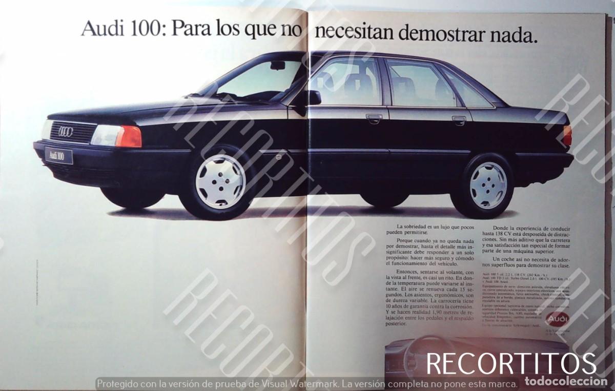 C&oacute;mics: AUDI 100 ANUNCIO PUBLICIDAD - Foto 1