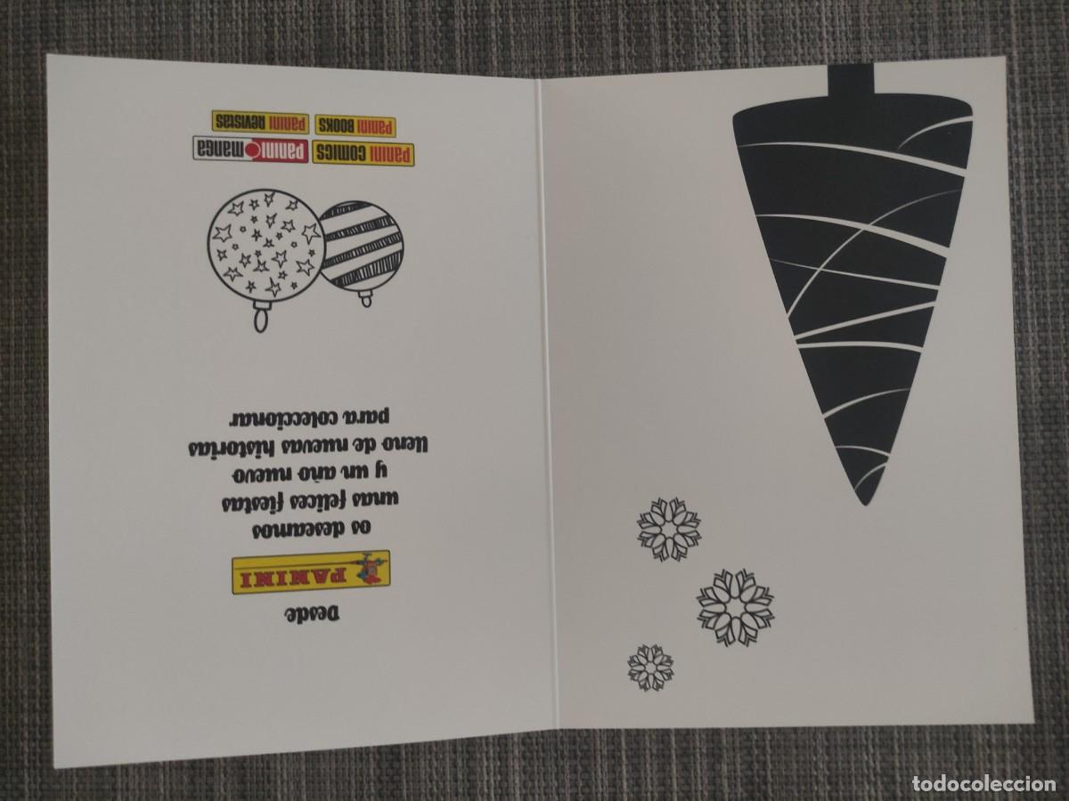 C&oacute;mics: LOTE 4 TARJETAS NAVIDE&Ntilde;AS PANINI/MARVEL - Foto 4