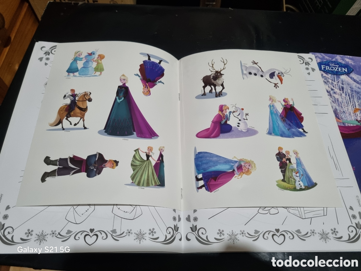 C&oacute;mics: FROZEN PEGA Y COLOREA CON PEGATINAS NUEVOS - Foto 3