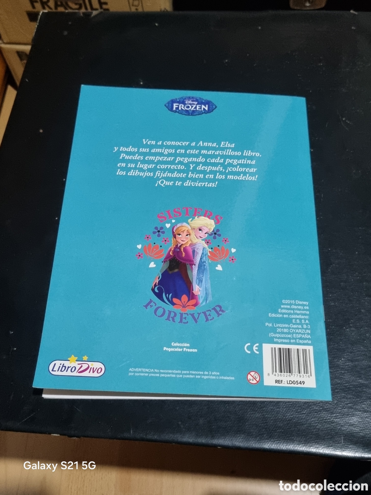 C&oacute;mics: FROZEN PEGA Y COLOREA CON PEGATINAS NUEVOS - Foto 4