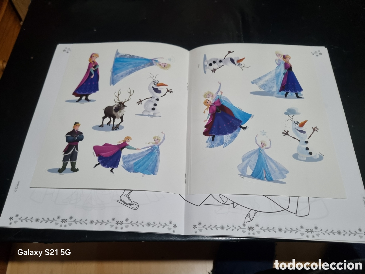 C&oacute;mics: FROZEN PEGA Y COLOREA CON PEGATINAS NUEVOS - Foto 5