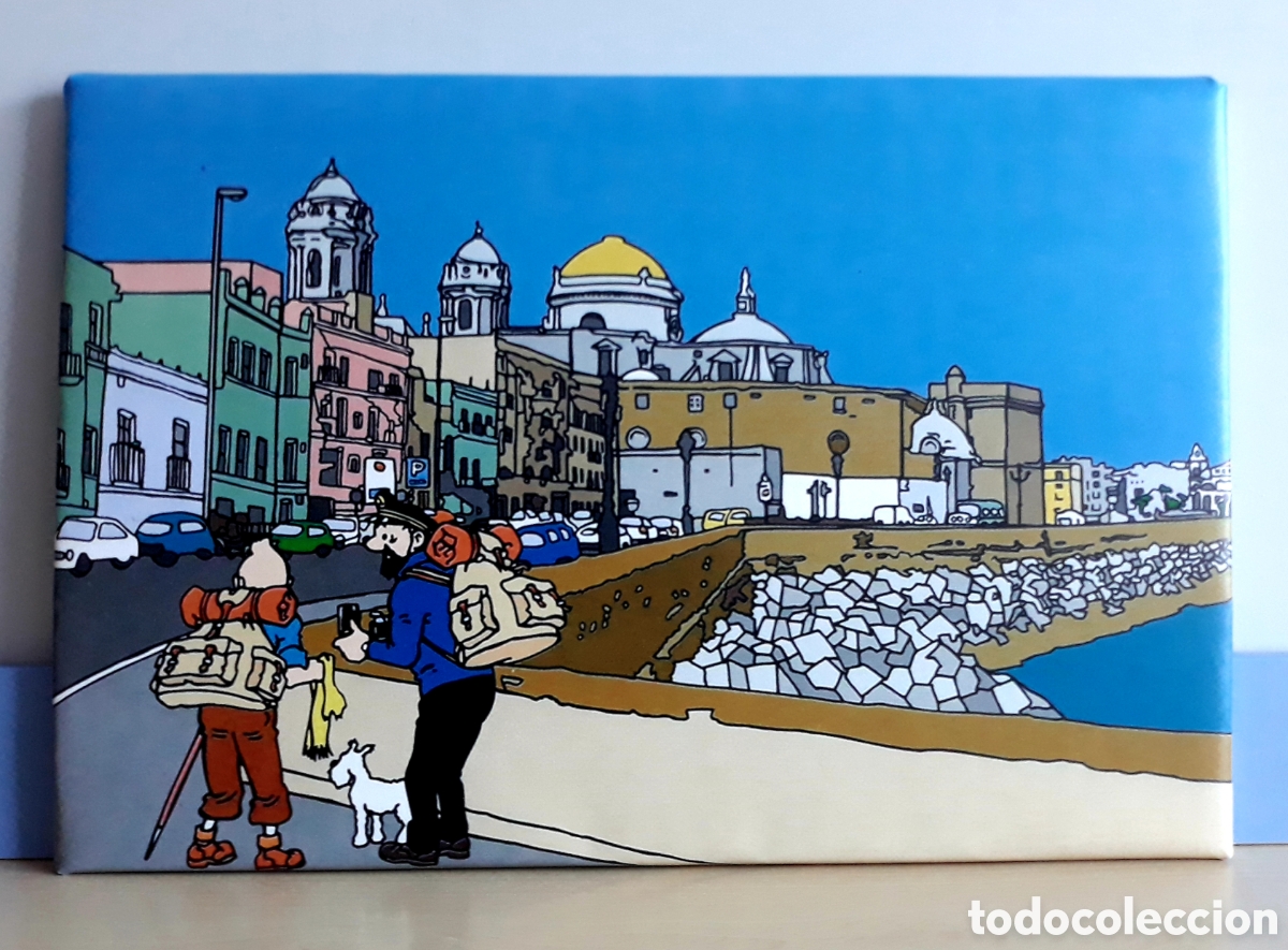 C&oacute;mics: Cuadro cartel TIN TIN en C&aacute;diz - Foto 1