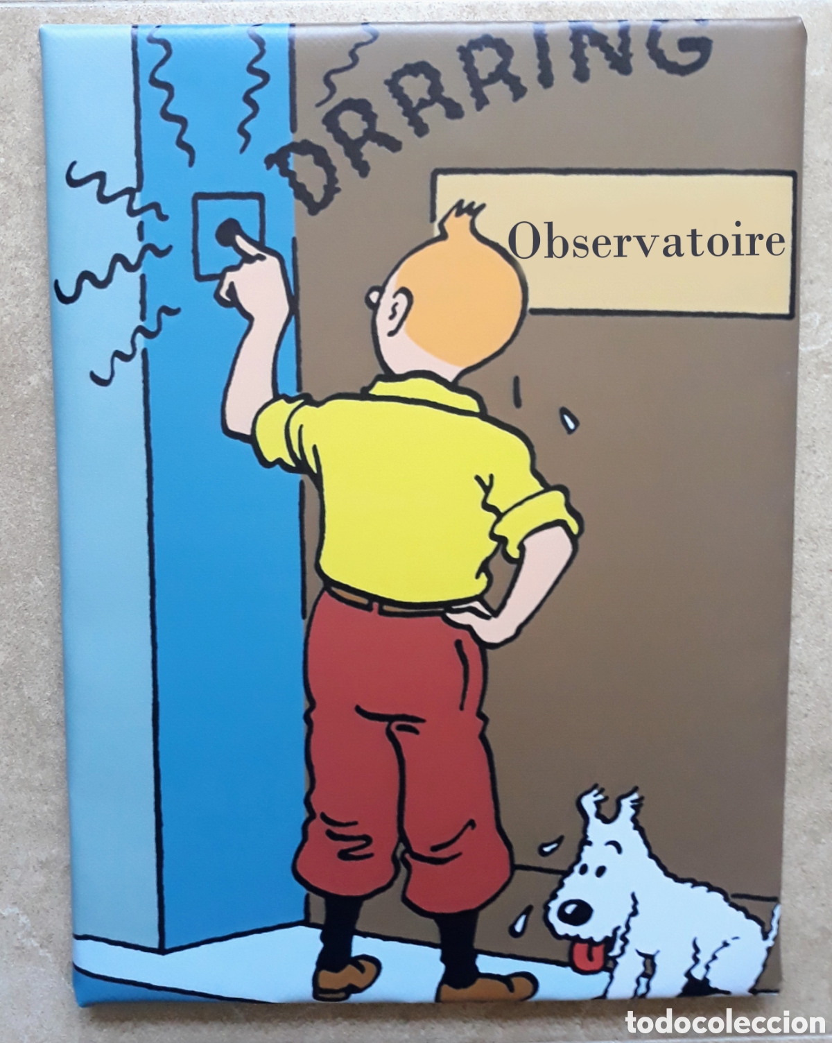 C&oacute;mics: Cuadro cartel TIN TIN llamando - Foto 1