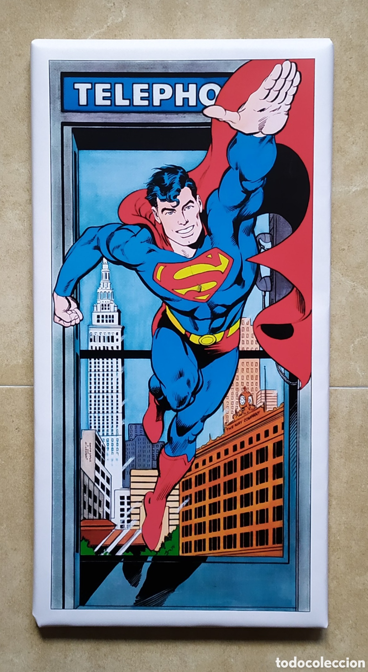 C&oacute;mics: Cuadro SUPERM&Aacute;N cabina - Foto 1