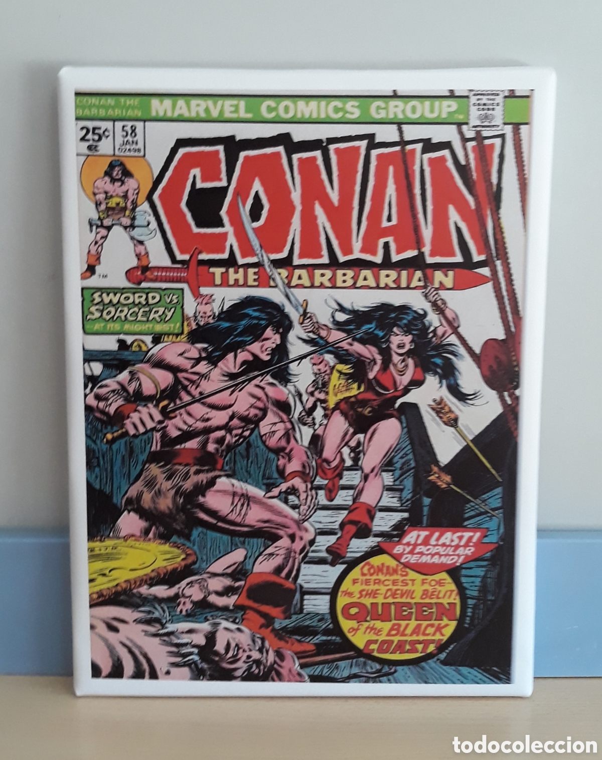 C&oacute;mics: Cuadro portada comic CONAN - Foto 1