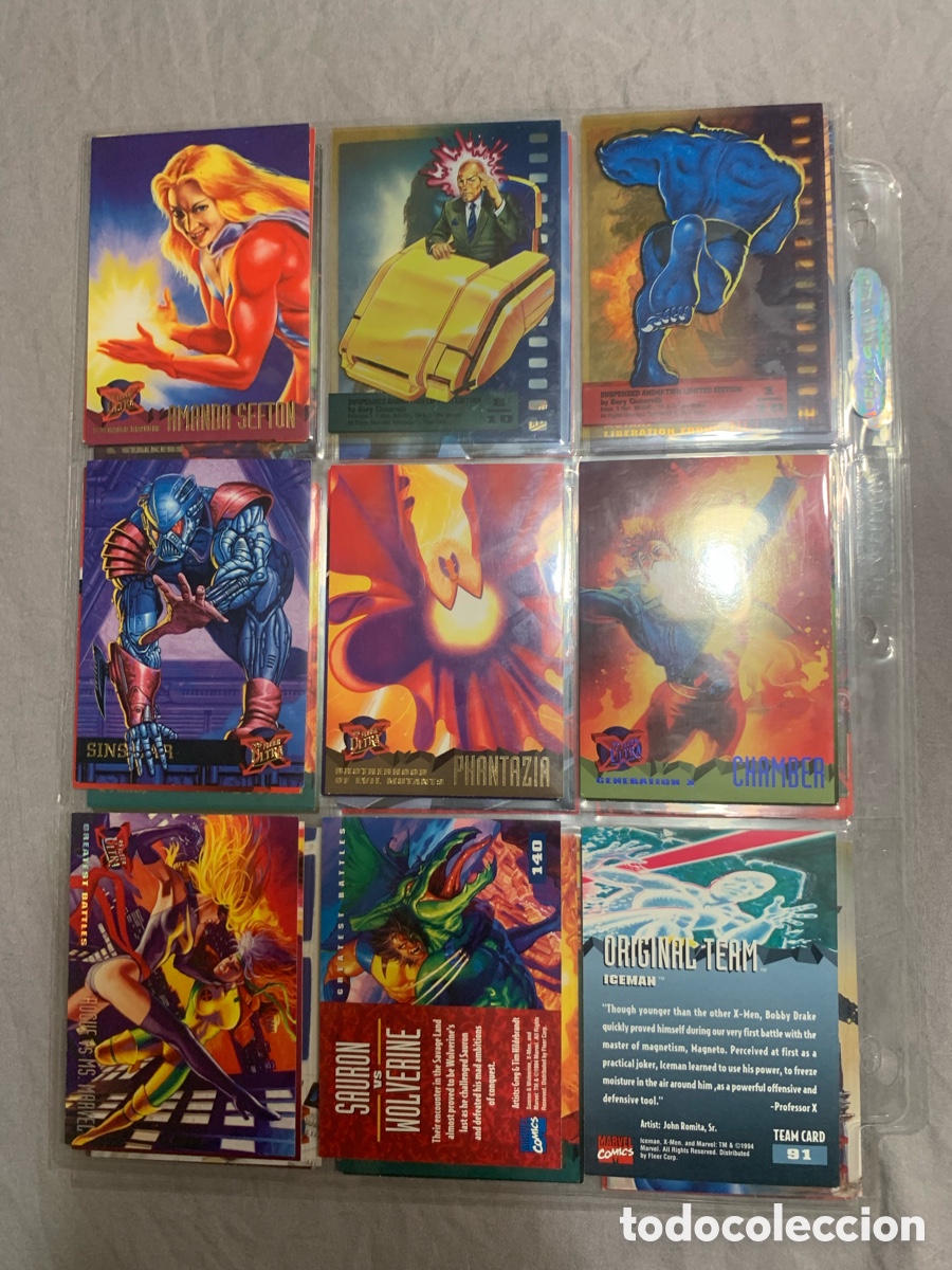 C&oacute;mics: Fleer ultra 95 - X-men - Foto 4