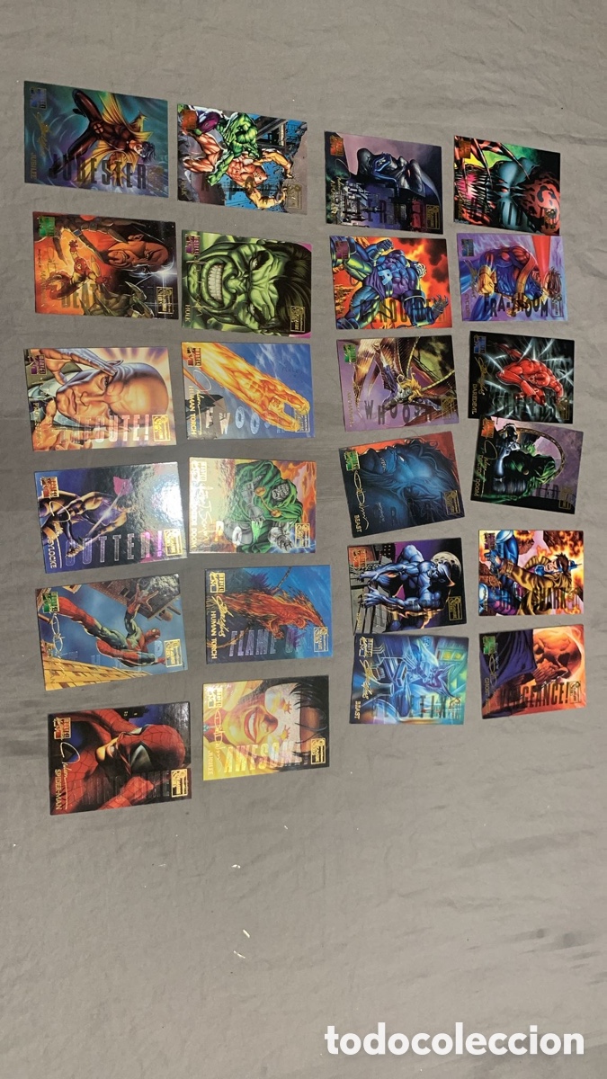 C&oacute;mics: Marvel Masterpieces 1995 firmadas - Foto 1