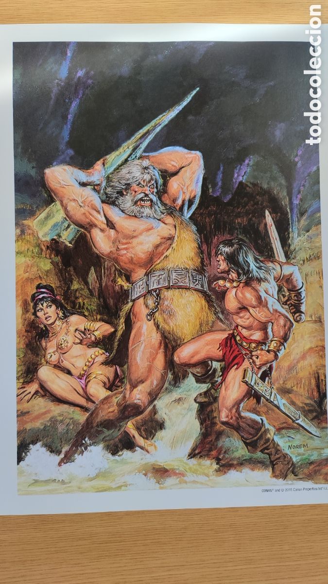 C&oacute;mics: Lamina Conan. Portada de Espada Salvaje - Foto 1