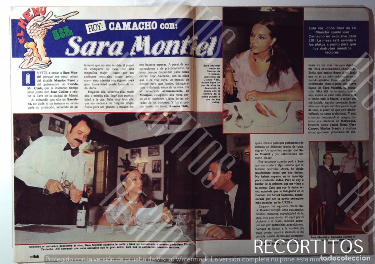 C&oacute;mics: FRECORTE CAMACHO A SARA MONTIEL - Foto 1