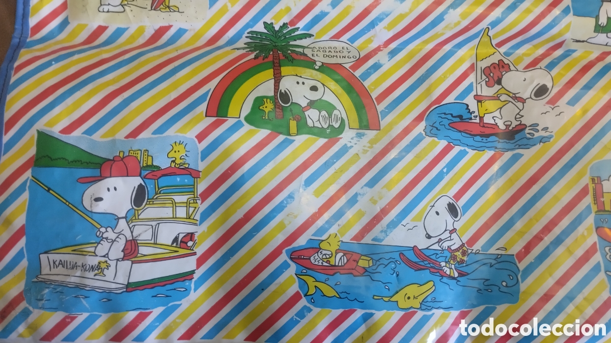 C&oacute;mics: Bolsa playa Snoopy a&ntilde;os 80 pl&aacute;stico - Foto 3