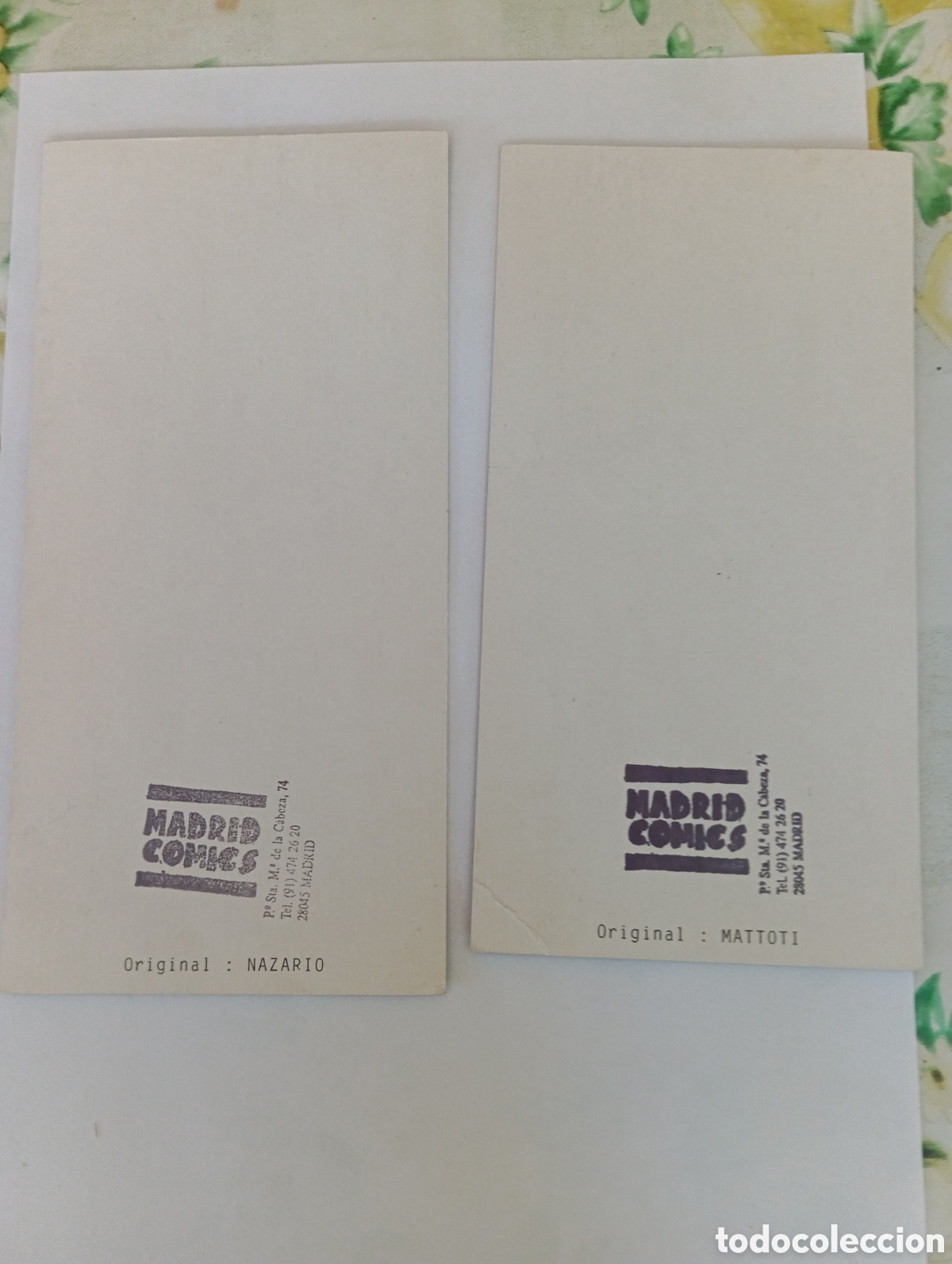 C&oacute;mics: DOS POSTALES CARTULINAS V&Iacute;BORA - Foto 2