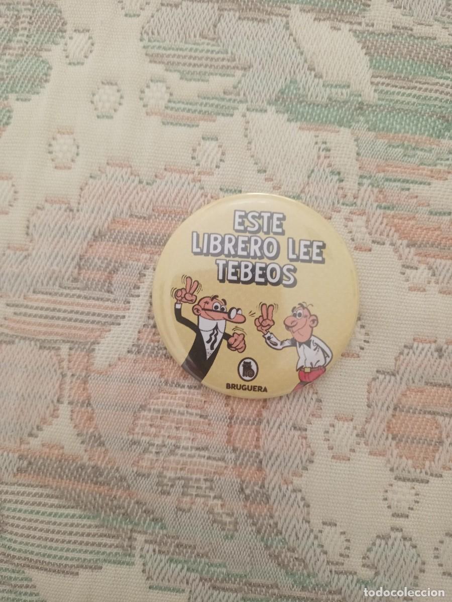 C&oacute;mics: CHAPA MORTADELO Y FILEMON: ESTE LIBRERO LEE TEBEOS - Foto 1