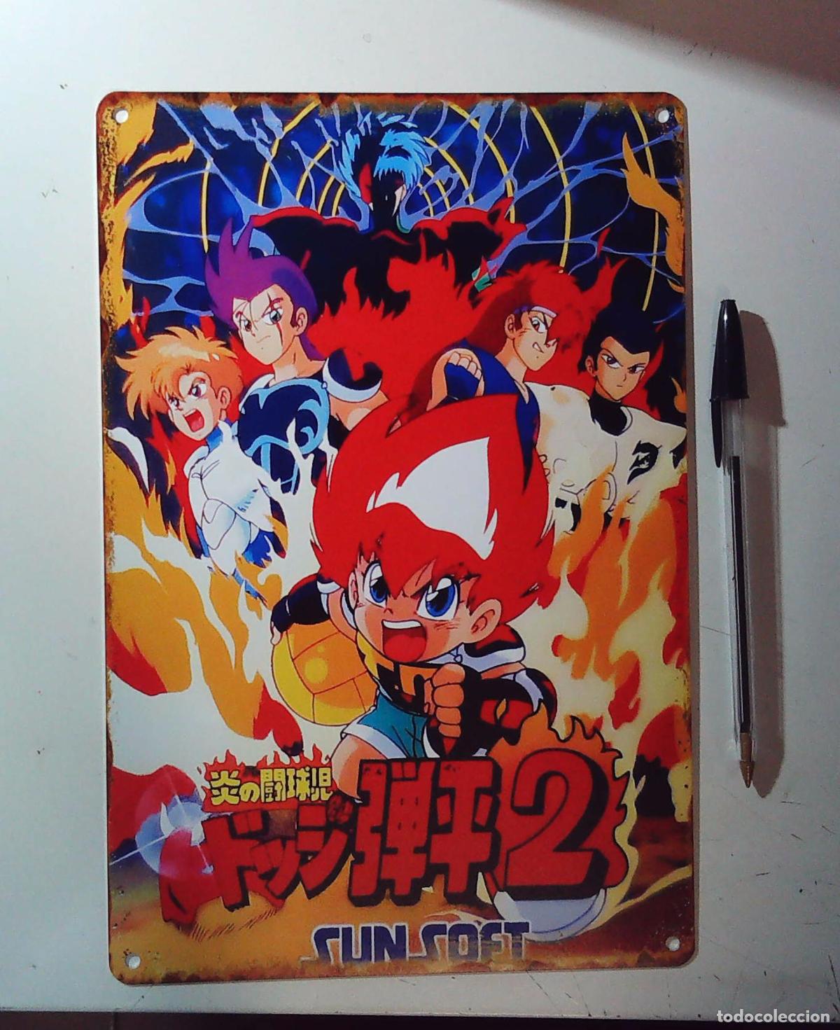 C&oacute;mics: dodge danpei bola de dan placa metalica - Foto 1