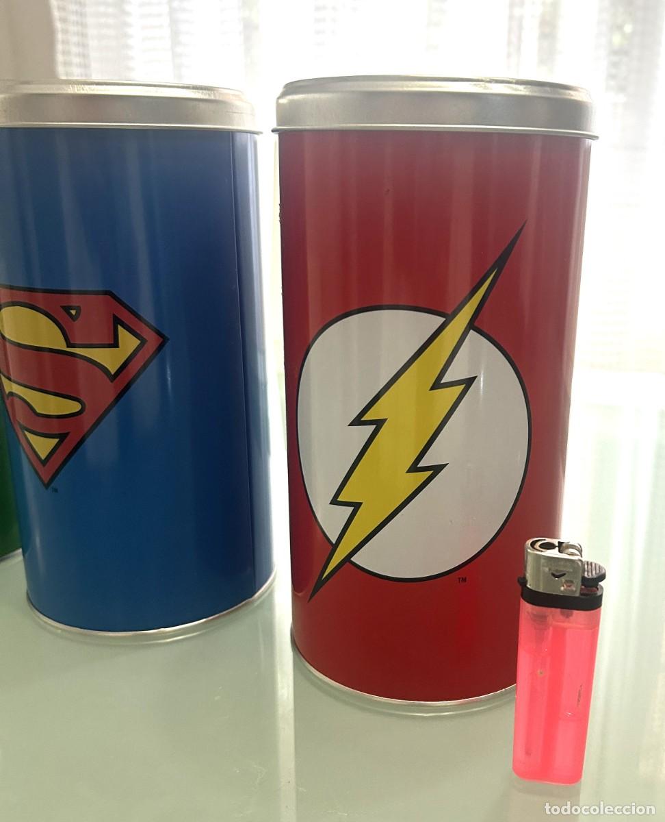 C&oacute;mics: PACK LOTE 3 latas DC Comics Superman, Linterna verde y Flash - Foto 4