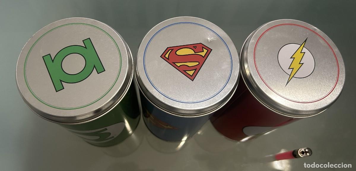 C&oacute;mics: PACK LOTE 3 latas DC Comics Superman, Linterna verde y Flash - Foto 6