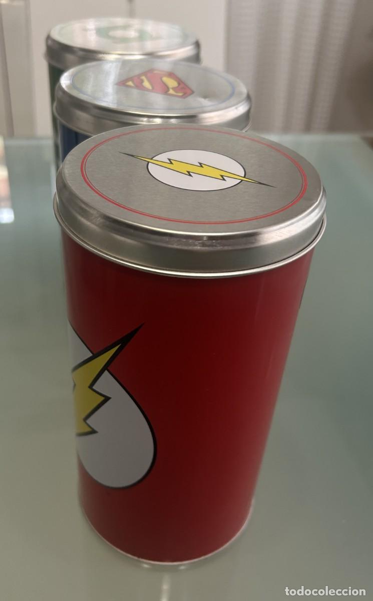 C&oacute;mics: PACK LOTE 3 latas DC Comics Superman, Linterna verde y Flash - Foto 7