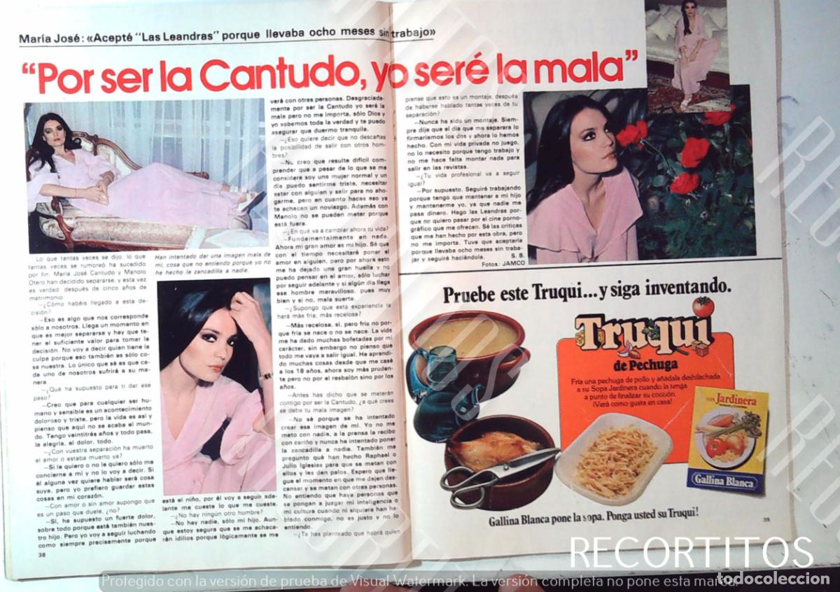 C&oacute;mics: MARIA JOSE CANTUDO VEDETTE - Foto 1