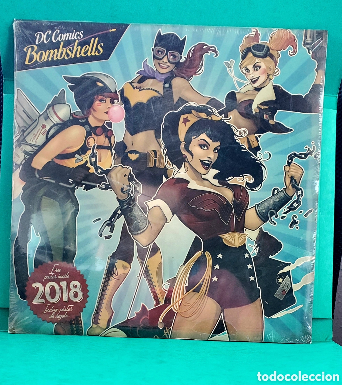 C&oacute;mics: BOMBSHELLS . DC COMICS. CALENDARIO 2018. - Foto 1