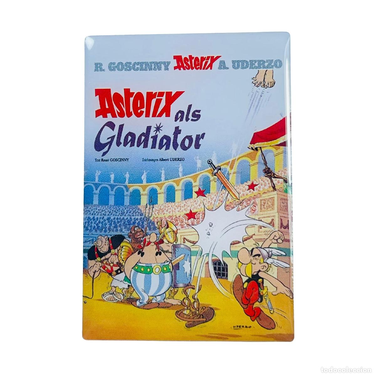 C&oacute;mics: PIN &copy; 4 - Asterix als Gladiator - Portada Comic - Alem&aacute;n - A#564 - Foto 1