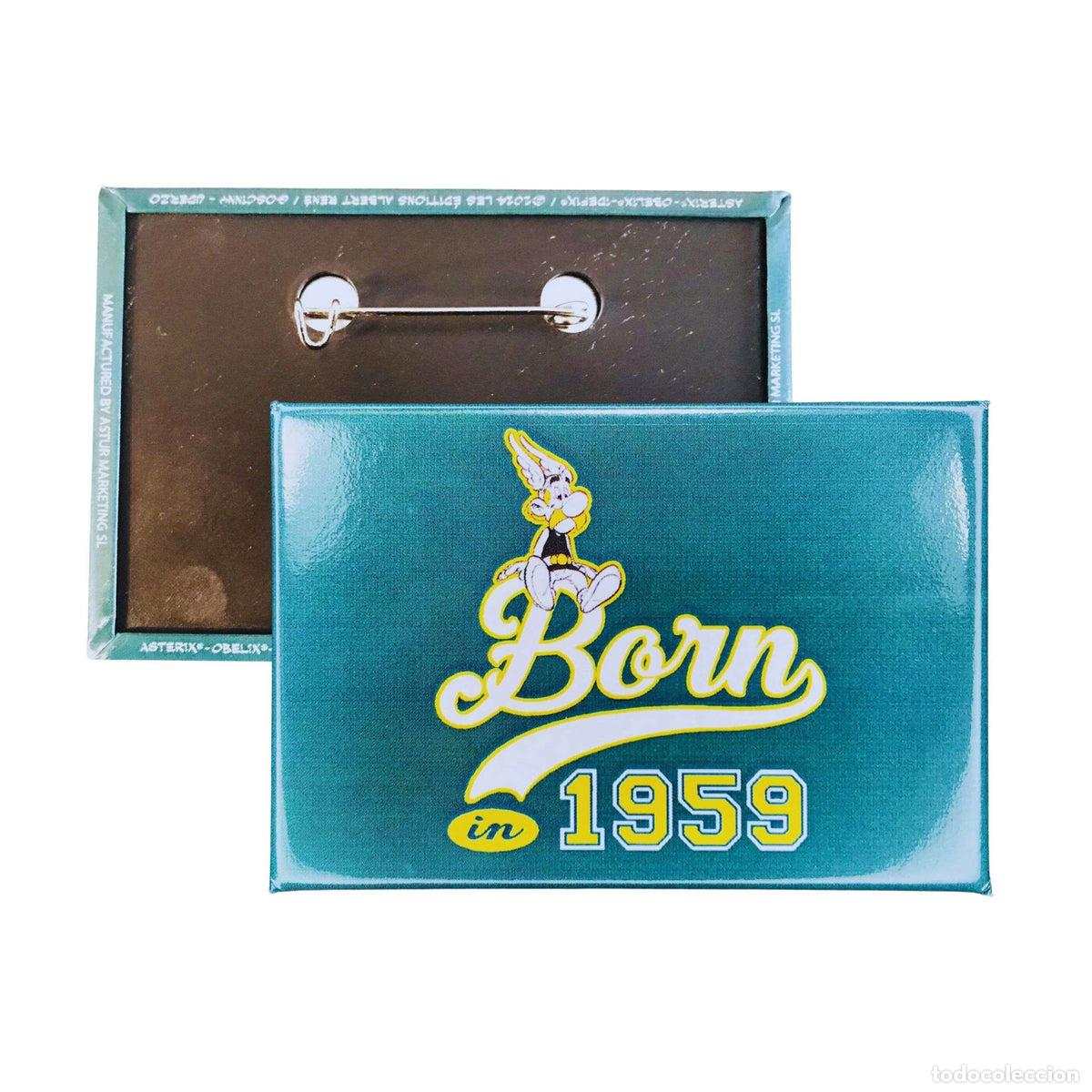 C&oacute;mics: Chapa Horizontal &copy; Ast&eacute;rix - Born 1959 - Verde - C#110 - Foto 1