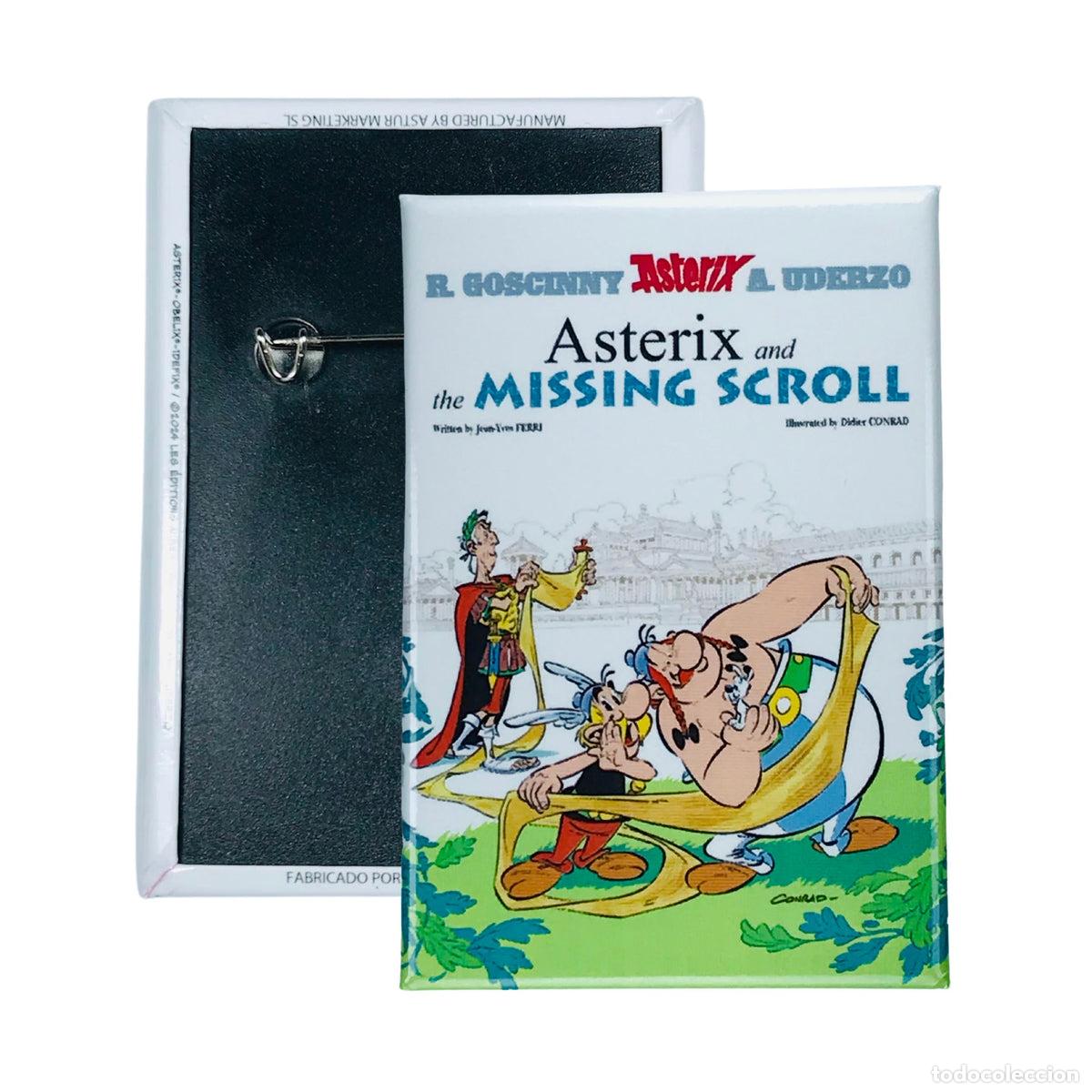 C&oacute;mics: Chapa &copy; 36 - Asterix and the Missing Scroll - Portada Comic - Ingl&eacute;s - A#276 - Foto 1