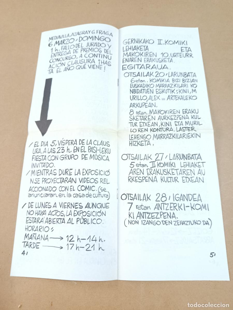 C&oacute;mics: PROGRAMA EXPO-MAKOKI 10&ordm; ANIVERSARIO - GERNIKA 1987 - Foto 3
