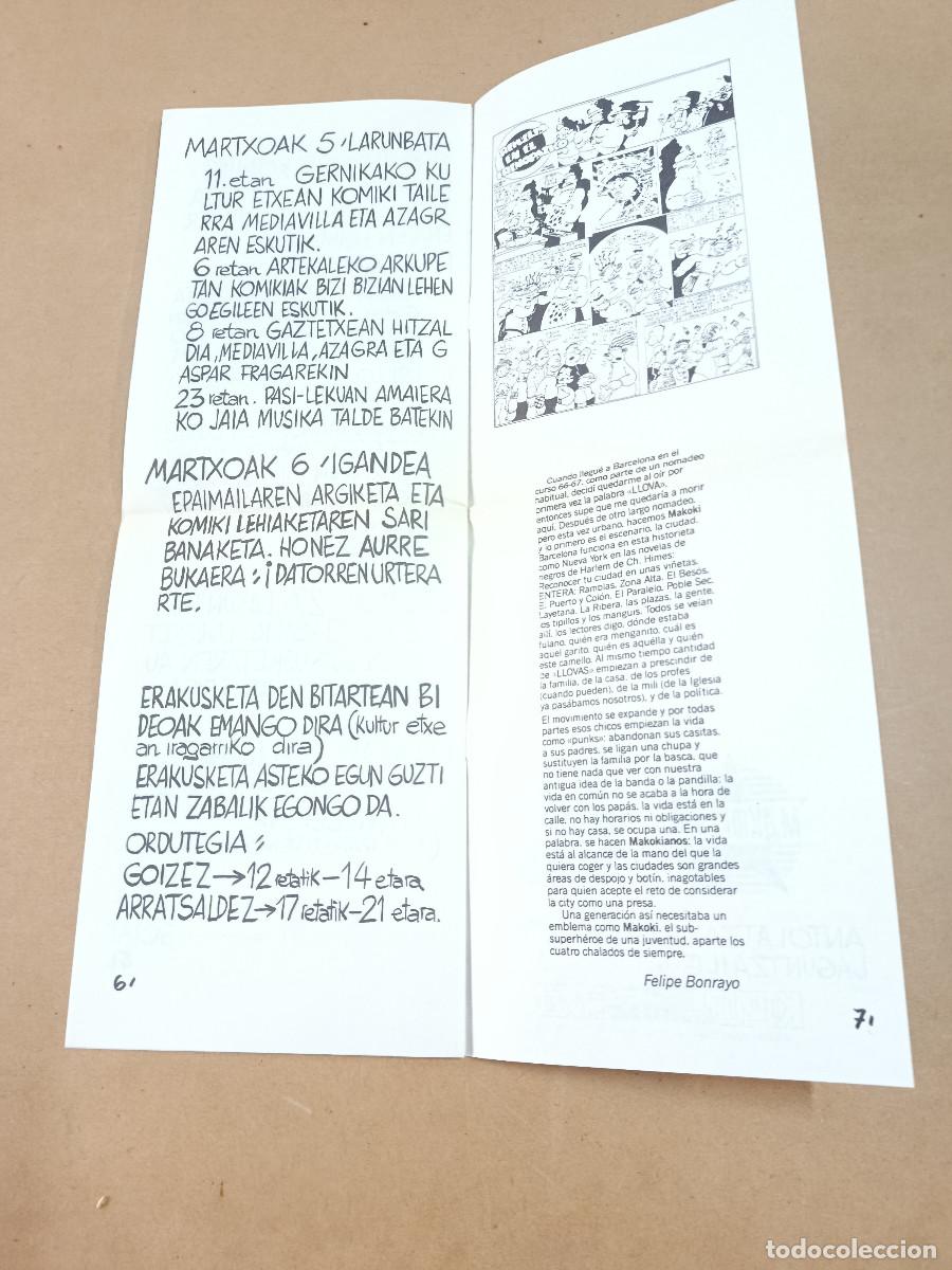 C&oacute;mics: PROGRAMA EXPO-MAKOKI 10&ordm; ANIVERSARIO - GERNIKA 1987 - Foto 4