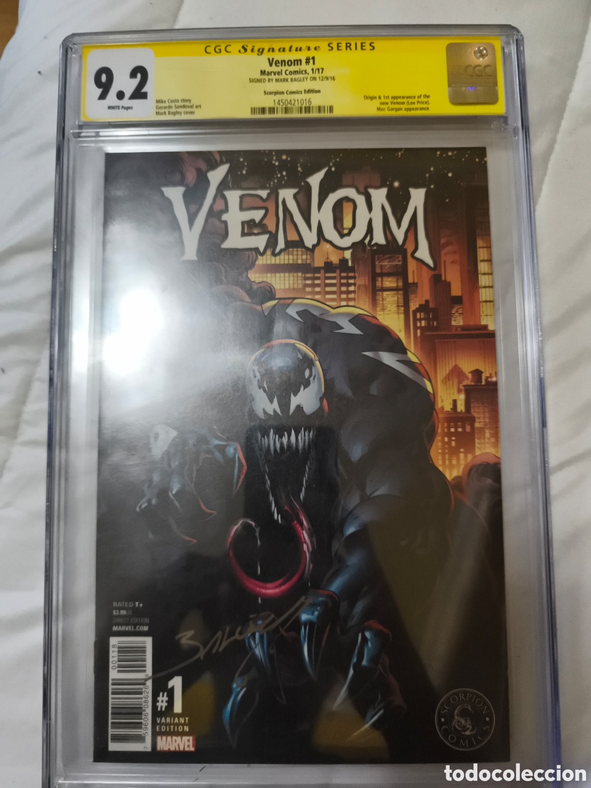C&oacute;mics: Venom n*1 gradeado 9.2 - Foto 1