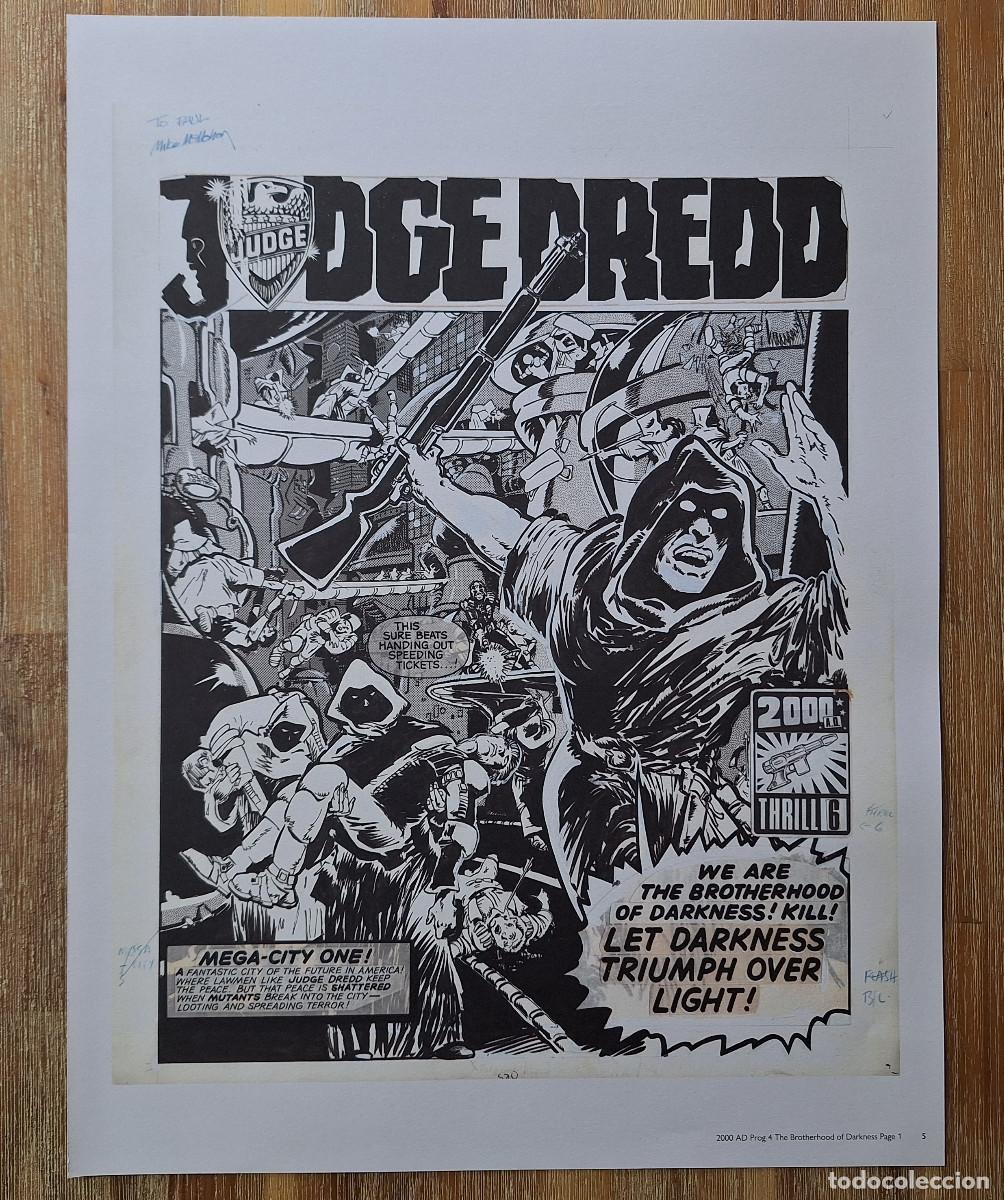 C&oacute;mics: Judge Dredd 2000 AD Prog 4 / 6 by Mick McMahon - Facs&iacute;mil - Foto 1