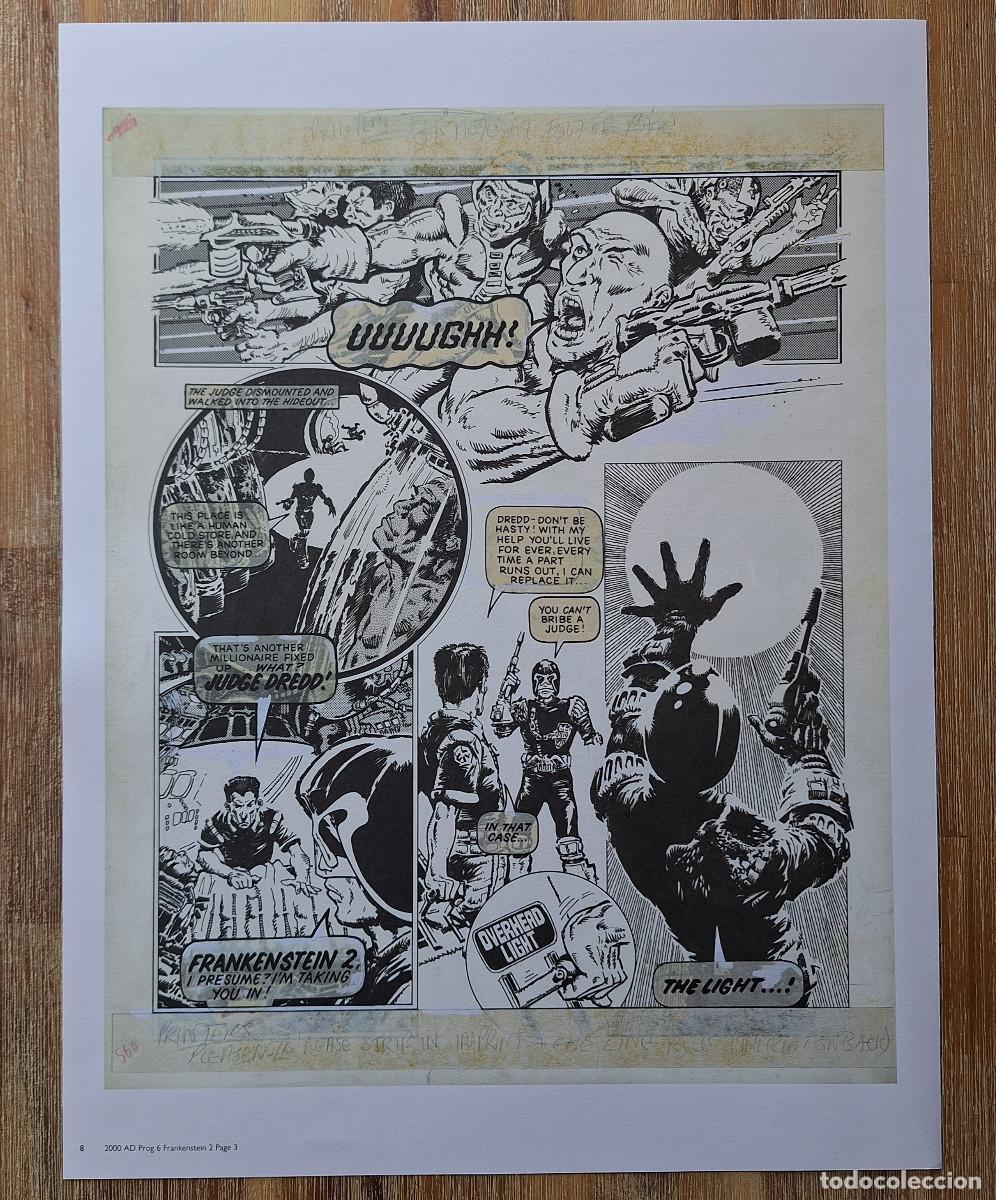 C&oacute;mics: Judge Dredd 2000 AD Prog 6 Frankenstein 2 by Mick McMahon - Facs&iacute;mil - Foto 2