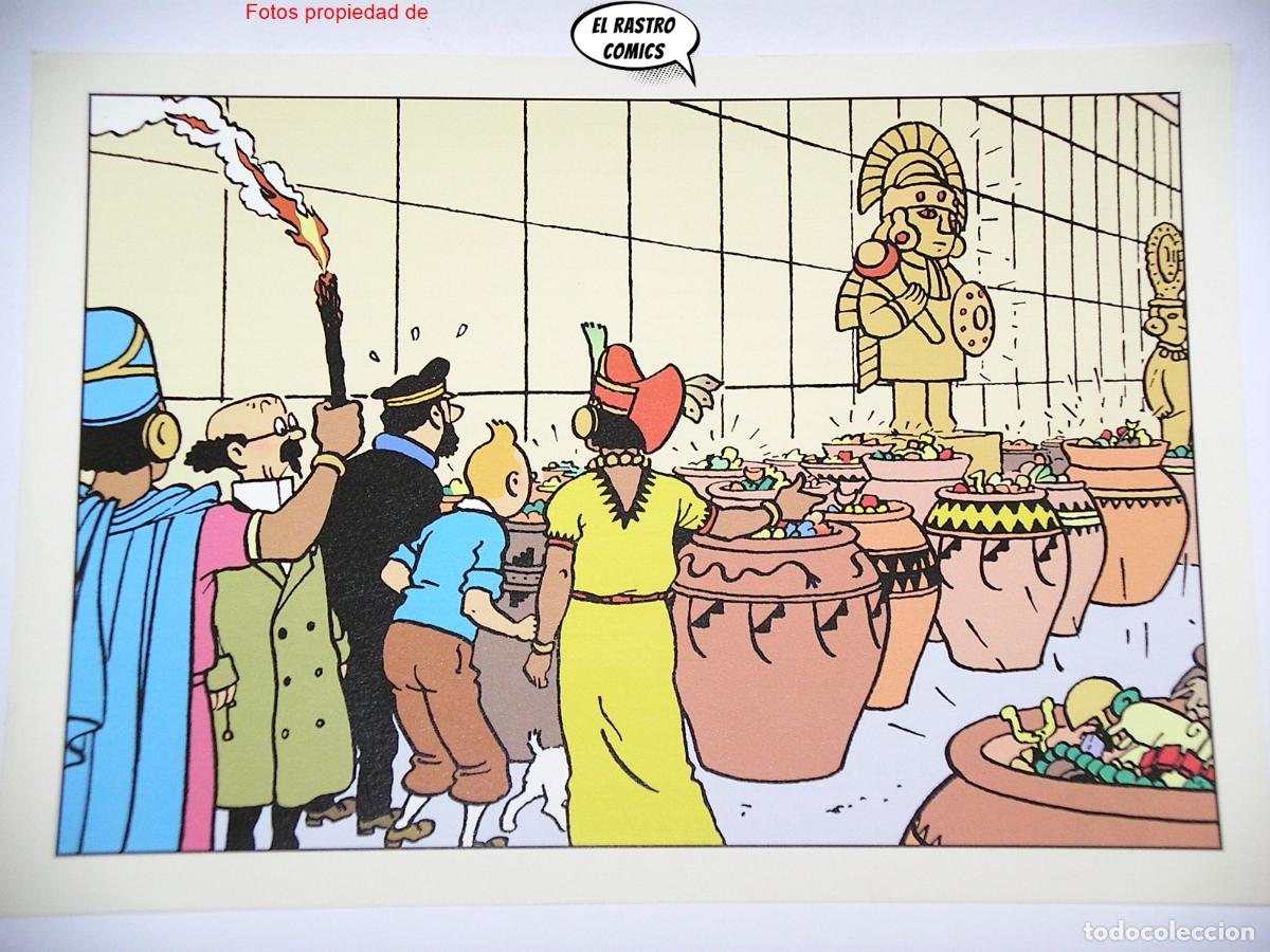 C&oacute;mics: Tintin, el Templo del Sol, l&aacute;mina, (B), (X3) - Foto 1