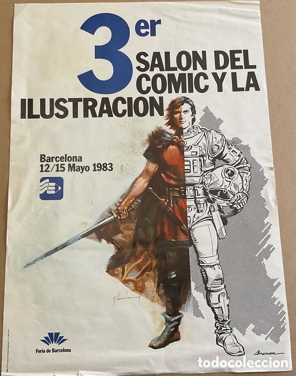 C&oacute;mics: P&oacute;ster 3 Sal&oacute;n del C&oacute;mic y la Ilustraci&oacute;n 1983 - Foto 1