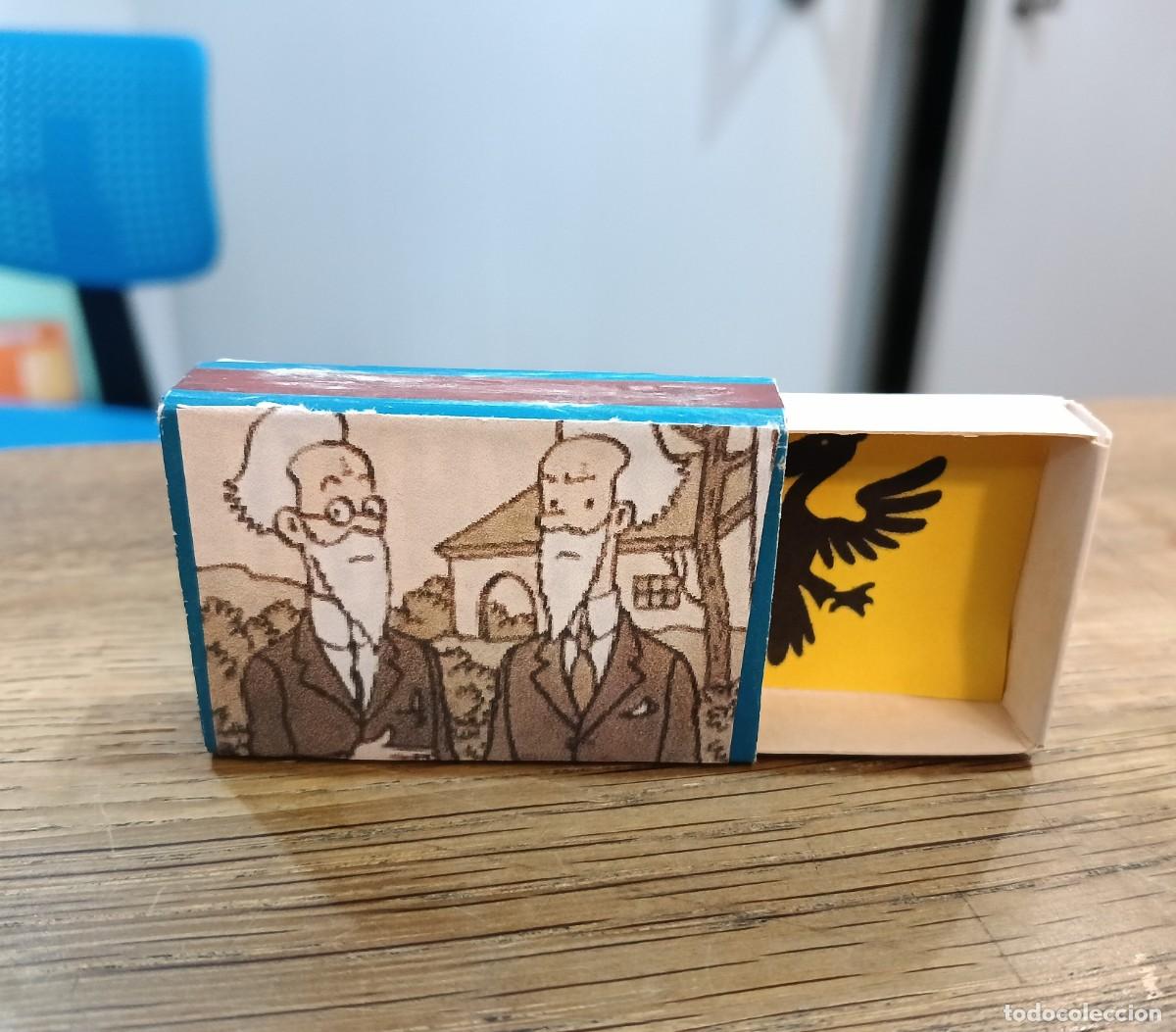 C&oacute;mics: Caja de cerillas. Artesanal. El Cetro de Ottokar. Tint&iacute;n. Syldavia. Los hermanos Halambique