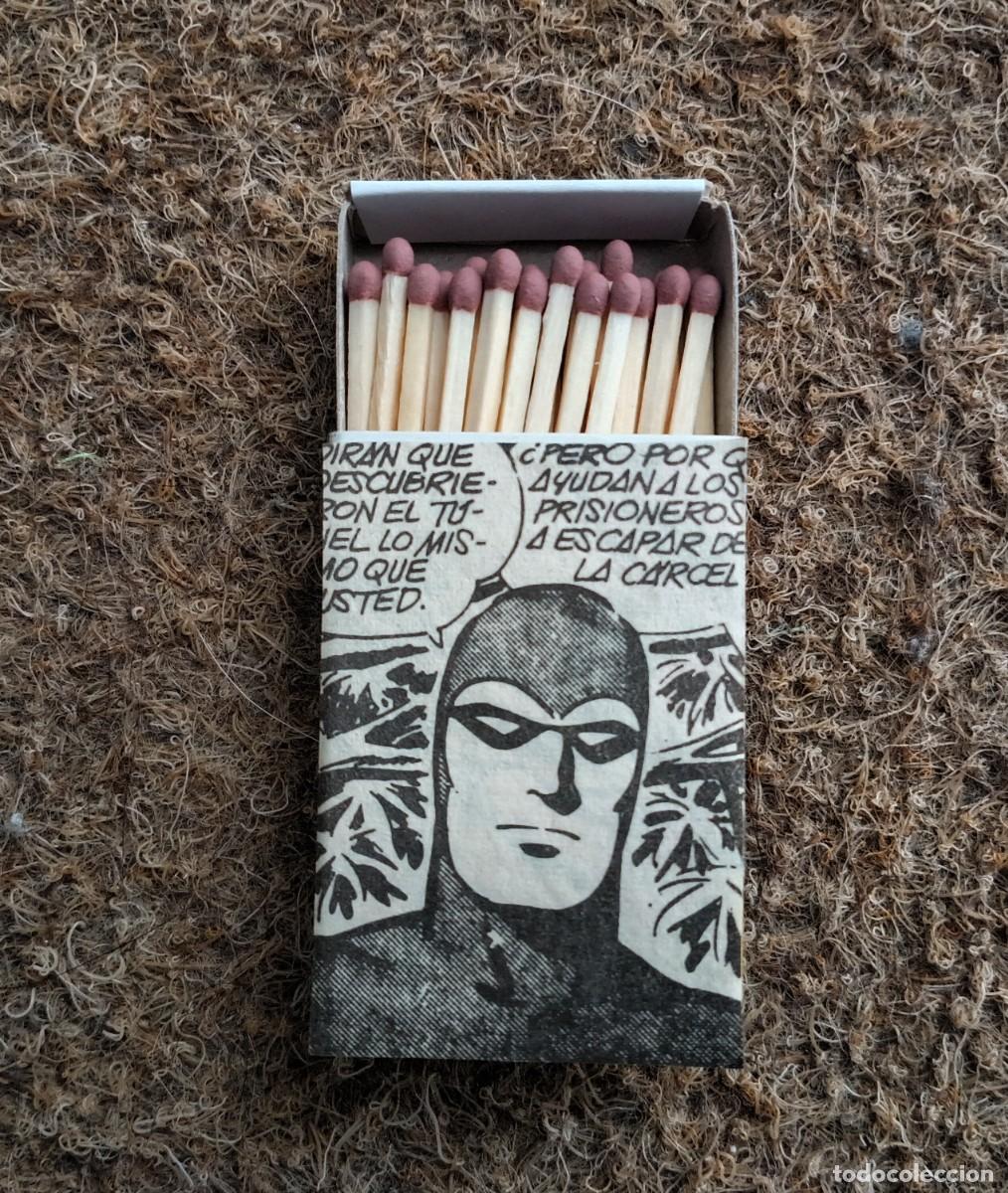 C&oacute;mics: Caja de cerillas. Artesanal. El Hombre Enmascarado. The Phantom. Lee Falk